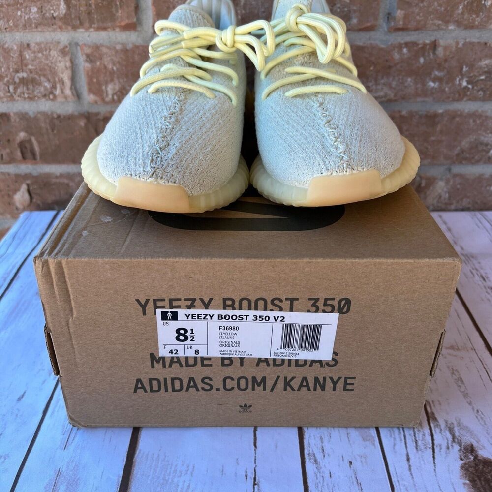 Adidas Yeezy Boost 350 V2 Kanye Butters Shoes Sneakers Sz 8.5